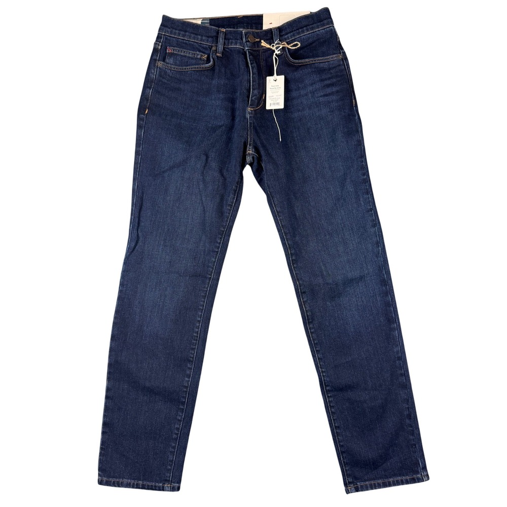 Marine Layer Mens Straight Fit Jean Dark Wash Stretch Denim 32x30 NWT